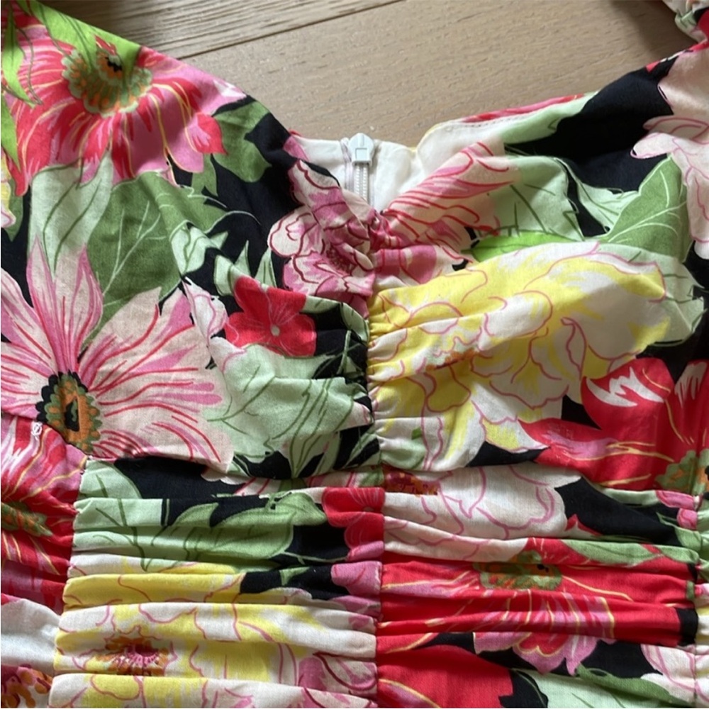 Zara Multicolor Floral Dress - Picture 9 of 9